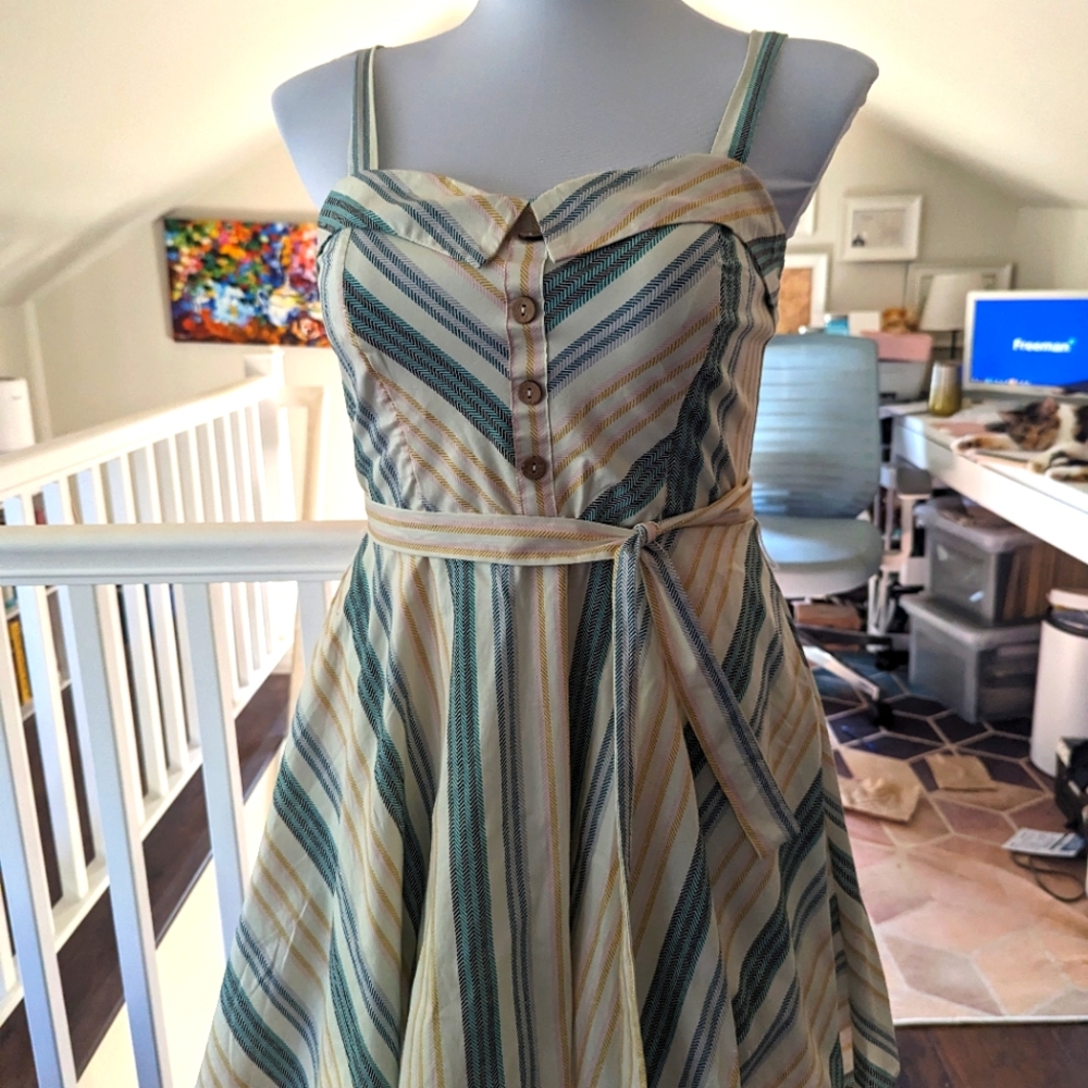 Adorable Bailey Blue Retro dress with Tulle